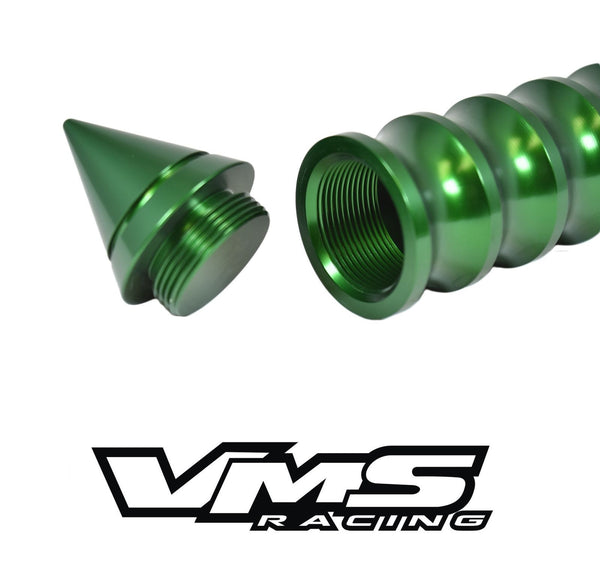 SPIKED RIBBED EXTENDED SHIFT KNOB WITH SECRET STASH SPOT FOR HONDA CIVIC ACURA INTEGRA FORD MUSTANG CAMARO NISSAN
