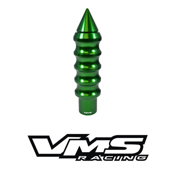 SPIKED RIBBED EXTENDED SHIFT KNOB WITH SECRET STASH SPOT FOR HONDA CIVIC ACURA INTEGRA FORD MUSTANG CAMARO NISSAN