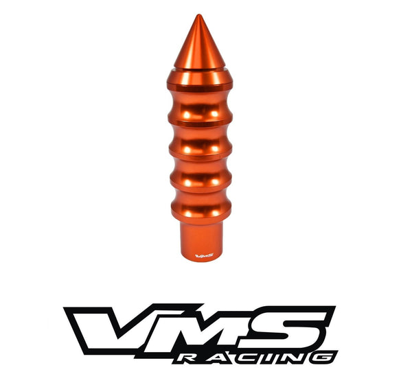 SPIKED RIBBED EXTENDED SHIFT KNOB WITH SECRET STASH SPOT FOR HONDA CIVIC ACURA INTEGRA FORD MUSTANG CAMARO NISSAN