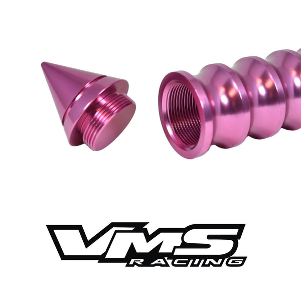 SPIKED RIBBED EXTENDED SHIFT KNOB WITH SECRET STASH SPOT FOR HONDA CIVIC ACURA INTEGRA FORD MUSTANG CAMARO NISSAN