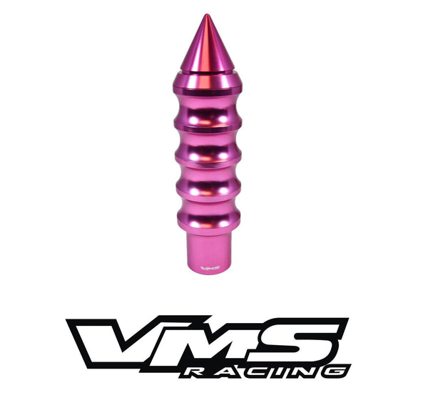 SPIKED RIBBED EXTENDED SHIFT KNOB WITH SECRET STASH SPOT FOR HONDA CIVIC ACURA INTEGRA FORD MUSTANG CAMARO NISSAN