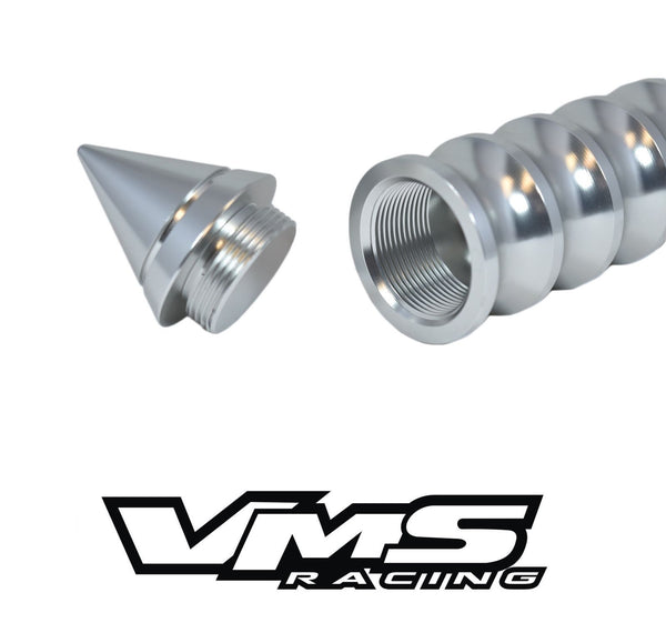 SPIKED RIBBED EXTENDED SHIFT KNOB WITH SECRET STASH SPOT FOR HONDA CIVIC ACURA INTEGRA FORD MUSTANG CAMARO NISSAN