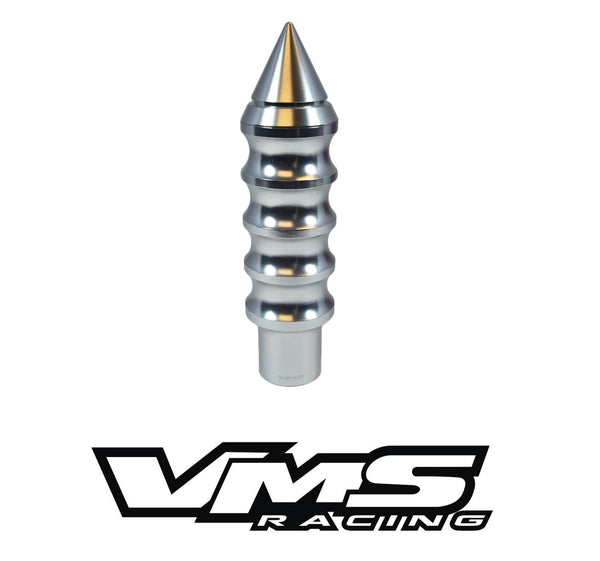 SPIKED RIBBED EXTENDED SHIFT KNOB WITH SECRET STASH SPOT FOR HONDA CIVIC ACURA INTEGRA FORD MUSTANG CAMARO NISSAN
