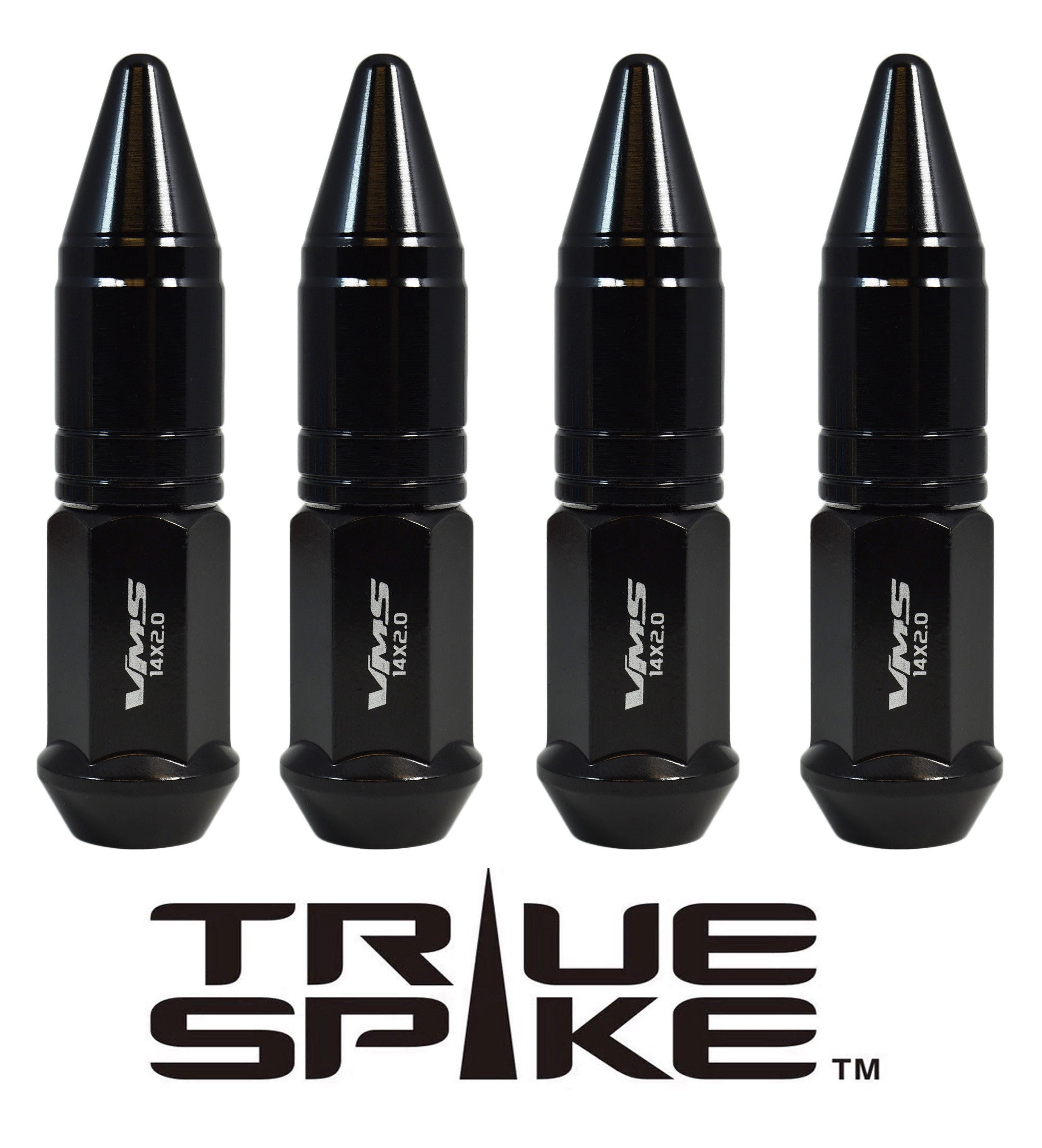 12x1.5 MM 89MM LONG APOLLO SPIKE FORGED STEEL LUG NUTS WITH ANODIZED ALUMINUM CAP // CAP: 20MM DIAMETER 51MM HEIGHT PART # LGC049