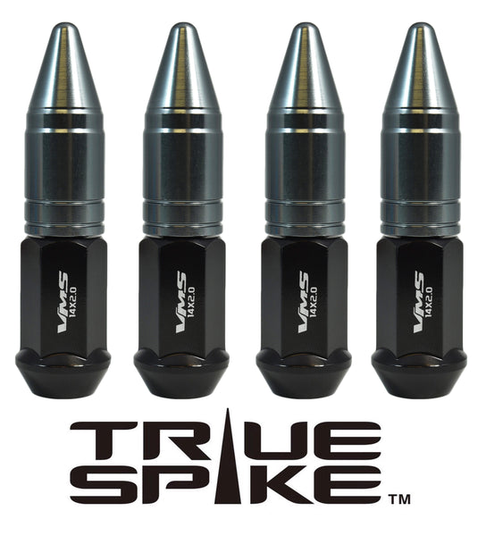 14x2.0 MM 101MM LONG APOLLO SPIKE FORGED STEEL LUG NUTS WITH ANODIZED ALUMINUM CAP 04-14 FORD F150 RAPTOR TREMOR EXPEDITION // CAP: 20MM DIAMETER 51MM HEIGHT PART # LGC049