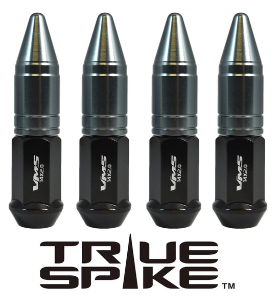 14X1.5 MM 101MM LONG APOLLO SPIKE FORGED STEEL LUG NUTS WITH ANODIZED ALUMINUM CAP 00- UP CHEVROLET SILVERADO TAHOE GMC SIERRA 12-UP DODGE RAM 15-UP F150 // CAP: 20MM DIAMETER 51MM HEIGHT PART # LGC049