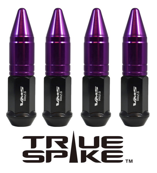 14x2.0 MM 101MM LONG APOLLO SPIKE FORGED STEEL LUG NUTS WITH ANODIZED ALUMINUM CAP 04-14 FORD F150 RAPTOR TREMOR EXPEDITION // CAP: 20MM DIAMETER 51MM HEIGHT PART # LGC049