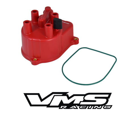 HIGH PERFORMANCE OEM REPLACEMENT RED DISTRIBUTOR CAP 94-01 ACURA INTEGRA GSR TYPE-R VTEC WITH TEC STYLE DISTRIBUTOR // PART # 30102P72006RD