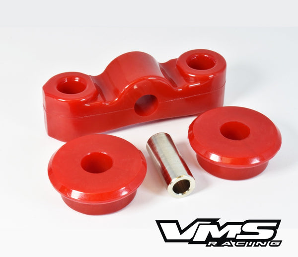 POLYURETHANE SHIFTER STABILIZER BUSHINGS RED 88-00 HONDA CIVIC CRX DEL SOL D15 D16 SOHC ONLY // PART # SSB161102RD