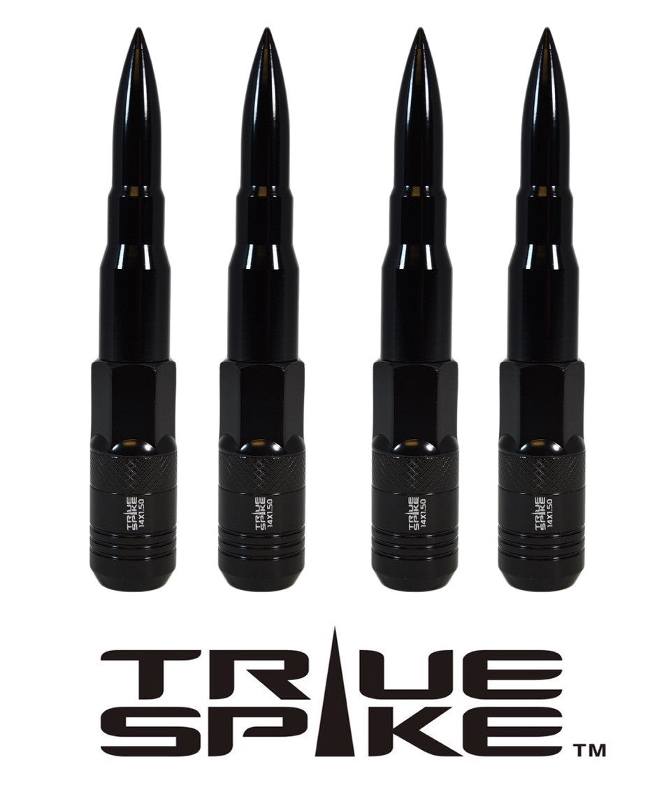 14x1.5 MM 124MM LONG FITS CARS & TRUCKS EXTENDED BULLET STEEL TUNER LUG NUTS WITH ANODIZED ALUMINUM CAP // CAP: 16MM DIAMETER 73MM HEIGHT PART NUMBER LGC001