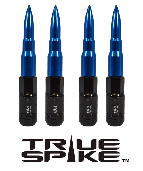 1/2-20 124MM LONG EXTENDED BULLET STEEL TUNER LUG NUTS WITH ANODIZED ALUMINUM CAP // CAP: 16MM DIAMETER 73MM HEIGHT PART NUMBER LGC001