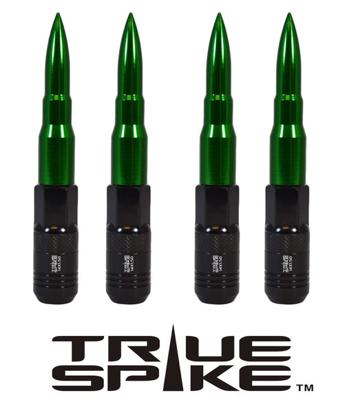 1/2-20 124MM LONG EXTENDED BULLET STEEL TUNER LUG NUTS WITH ANODIZED ALUMINUM CAP // CAP: 16MM DIAMETER 73MM HEIGHT PART NUMBER LGC001