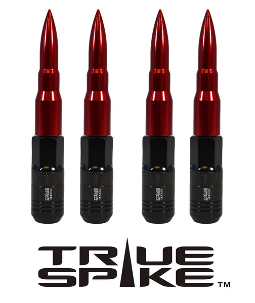 1/2-20 124MM LONG EXTENDED BULLET STEEL TUNER LUG NUTS WITH ANODIZED ALUMINUM CAP // CAP: 16MM DIAMETER 73MM HEIGHT PART NUMBER LGC001