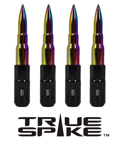 1/2-20 124MM LONG EXTENDED BULLET STEEL TUNER LUG NUTS WITH ANODIZED ALUMINUM CAP // CAP: 16MM DIAMETER 73MM HEIGHT PART NUMBER LGC001