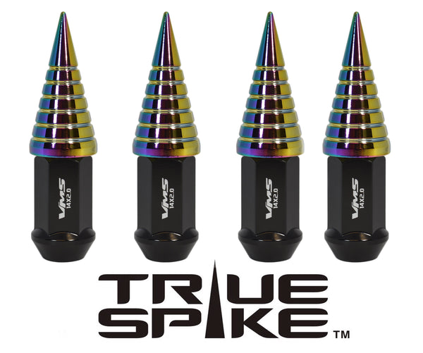 14X2.0 MM 101MM LONG CNC MACHINED FORGED STEEL EXTENDED SPIRAL SPIKE (25MM DIAMETER) LUG NUTS ANODIZED ALUMINUM CAPS TRUCK LENGTH 04-14 FORD F150 RAPTOR TREMOR EXPEDITION // 25MM CAP DIAMETER 51MM CAP LENGTH PART # LGC022