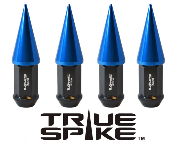 14X2.0 MM 101MM LONG CNC MACHINED FORGED STEEL EXTENDED SPIKE (25MM DIAMETER) LUG NUTS ANODIZED ALUMINUM CAPS TRUCK LENGTH 04-14 FORD F150 RAPTOR TREMOR EXPEDITION // 25MM CAP DIAMETER 51MM CAP LENGTH PART NUMBER LGC020