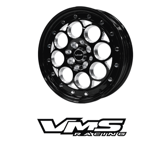 REAR or FRONT DRAG RACE REVOLVER WHEEL 15X3.5 4X100/4X114.3 10 OFFSET GREAT FOR HONDA CIVIC CRX ACURA INTEGRA // PART # VWRE008 VWRE009 VWRE010