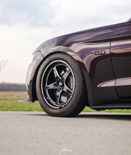 DRAG PACK STREET DRAG RACE V-STAR WHEELS 17x10 54 OFFSET & 18X5 5X114.3 -12 OFFSET 05-14 S197 (NO BREMBO) & S550 MUSTANG INCLUDING THE GT WITH PP BREMBO BRAKES 2024 S650 NON PP & DARKHORSE BLACK OR POLSHED // PART # VWST013 & 14, VWST027 & 28 VWST096 & 97