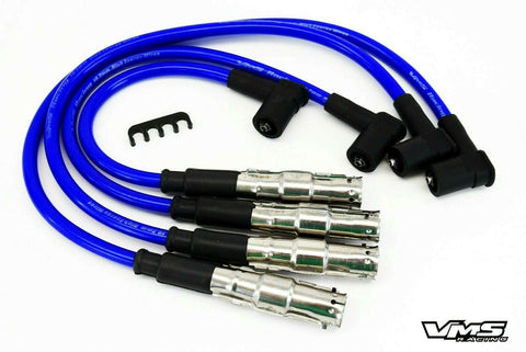 1999-2001 VOLKSWAGEN JETTA GOLF BEETLE 10.2MM RACE SPARK PLUG WIRE SET ALL 2.0L ENGINES RED or BLUE // PART # WIVW20L