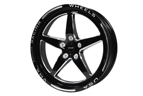 STREET DRAG RACE V-STAR WHEEL 18X5 5X115 (-30 OFFSET) FOR 2006-2020 DODGE CHARGER, CHALLENGER, DEMON INCLUDING SRT 392 & HELLCAT AND 2023 DEMON 170 // PART # VWST032, VWST034, VWST101