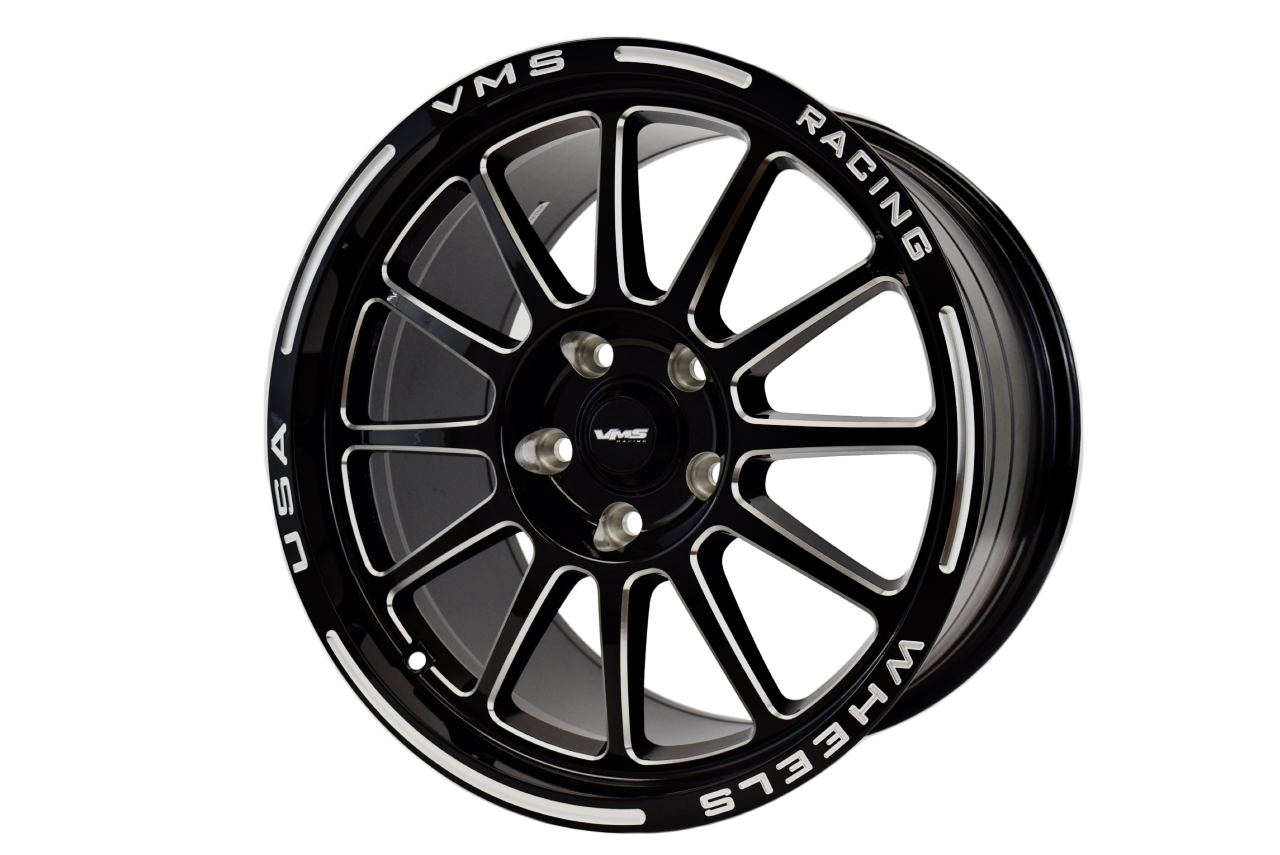 DRAG PACK STREET DRAG RACE BLACK HAWK 17x10 44 OFFSET & 18x5 -25 OFFSE ...