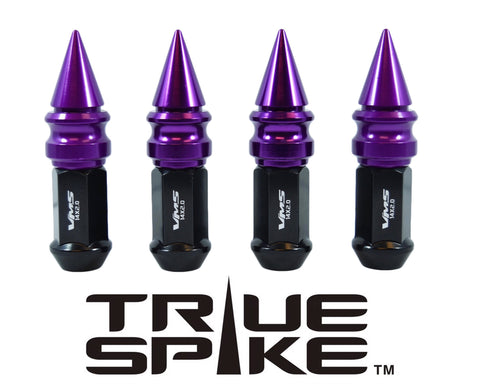 12X1.5 MM 89MM EXTENDED RIBBED SPIKE (25MM DIAMETER) STEEL LUG NUTS ANODIZED ALUMINUM CAPS // 25MM CAP DIAMETER 51MM CAP LENGTH PART NUMBER LGC028