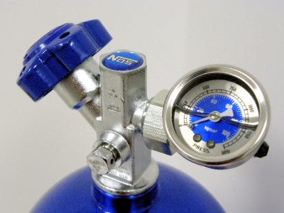 1500 PSI Liquid Filled Nitrous Pressure Gauge 0-1500 PSI WITH 4 AN Adapter for NOS bottle // Part # FPGNOS