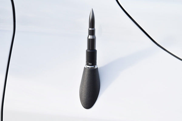 2 PIECE BULLET & SPIKE ALUMINUM SHORT ANTENNA KIT MANY COLORS TO CHOOSE FROM