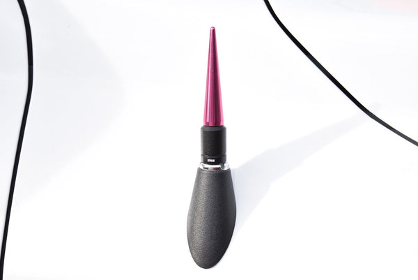 2 PIECE BULLET & SPIKE ALUMINUM SHORT ANTENNA KIT MANY COLORS TO CHOOSE FROM