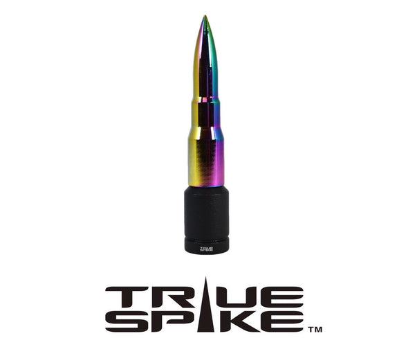 2 PIECE BULLET & SPIKE ALUMINUM SHORT ANTENNA KIT MANY COLORS TO CHOOSE FROM