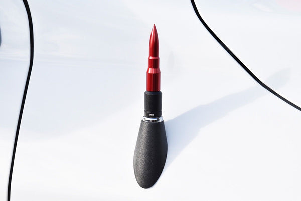 2 PIECE BULLET & SPIKE ALUMINUM SHORT ANTENNA KIT MANY COLORS TO CHOOSE FROM