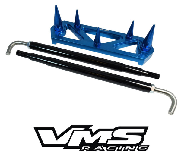 SPIKE SPIKED BATTERY TIE DOWN BRACKET BRACE KIT WITH RODS FOR 88-00 HONDA CIVIC CRX DEL SOL 94-01 ACURA INTEGRA HONDA S2000 //PART NUMBER BTD006