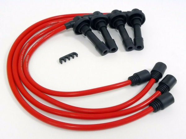 1995-1999 MITSUBISHI ECLIPSE GSX GST TURBO 4G63T 10.2MM RACE SPARK PLUG WIRE SET  2.0L TURBO ENGINES RED or BLUE // PART # WIWTLT95