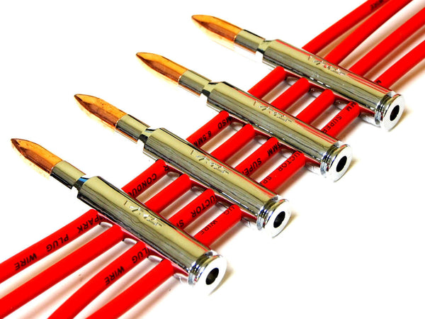 50 CALIBER CAL BMG AMMO BULLET SPARK PLUG WIRE SEPARATORS DIVIDER LOOMS AVAILABLE IN CHROME AND BLACK