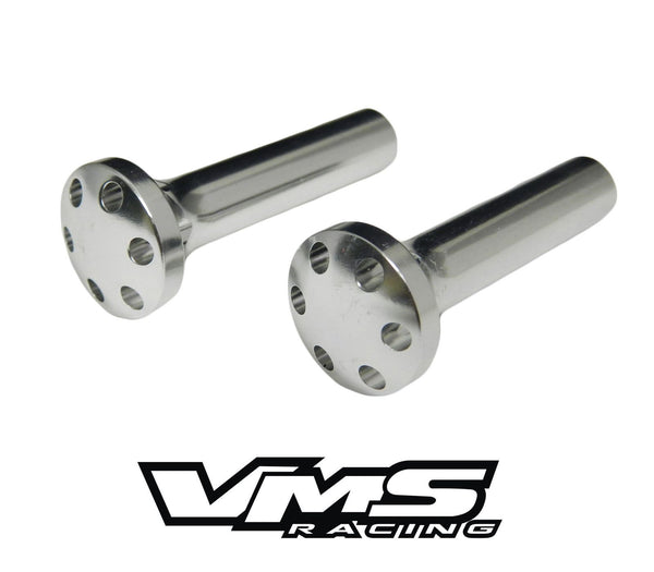 BILLET ALUMINUM 1965-1966 FORD MUSTANG DOOR LOCK PULLS CHROME PLATED or BLACK 8-32 THREAD PITCH // PART # DLH001
