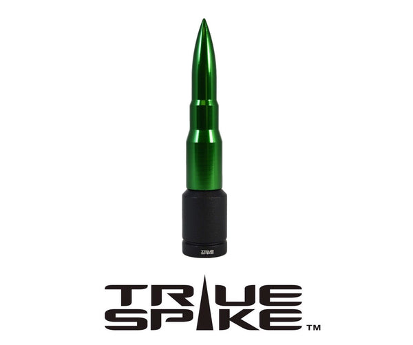 2 PIECE BULLET & SPIKE ALUMINUM SHORT ANTENNA KIT MANY COLORS TO CHOOSE FROM