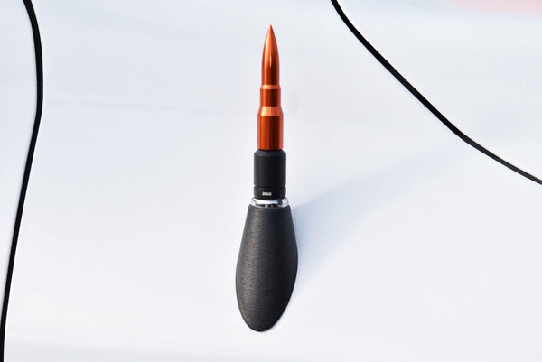 2 PIECE BULLET & SPIKE ALUMINUM SHORT ANTENNA KIT MANY COLORS TO CHOOSE FROM