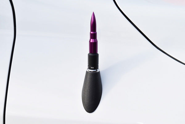 2 PIECE BULLET & SPIKE ALUMINUM SHORT ANTENNA KIT MANY COLORS TO CHOOSE FROM