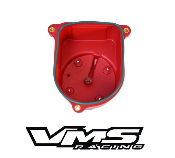 HIGH PERFORMANCE OEM REPLACEMENT RED DISTRIBUTOR CAP 92-01 HONDA PRELUDE 92-97 ACCORD LX DX (EXTERNAL COIL ONLY!) // PART # 30102PT3A12RD