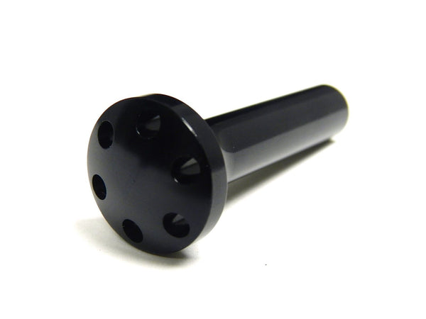 BILLET ALUMINUM 1965-1966 FORD MUSTANG DOOR LOCK PULLS CHROME PLATED or BLACK 8-32 THREAD PITCH // PART # DLH001