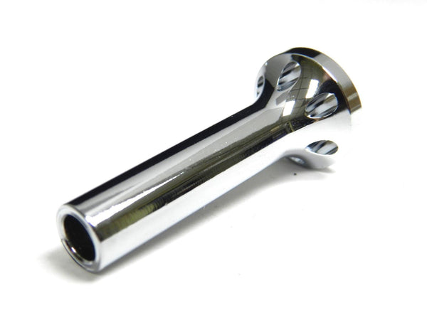 BILLET ALUMINUM 1965-1966 FORD MUSTANG DOOR LOCK PULLS CHROME PLATED or BLACK 8-32 THREAD PITCH // PART # DLH001