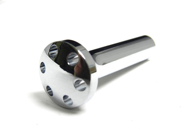 BILLET ALUMINUM 1965-1966 FORD MUSTANG DOOR LOCK PULLS CHROME PLATED or BLACK 8-32 THREAD PITCH // PART # DLH001