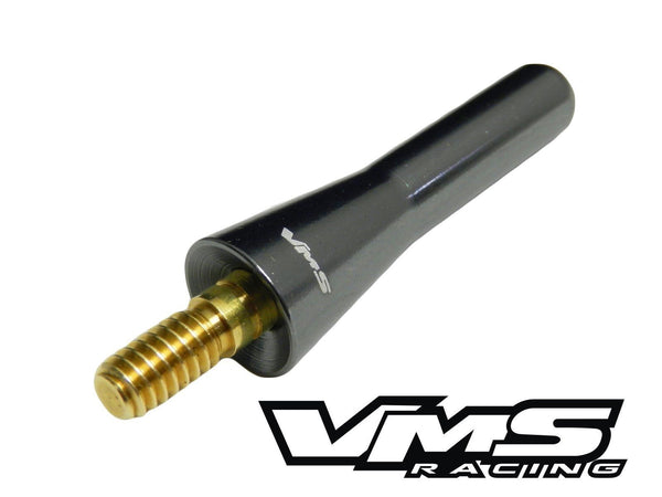 VMS RACING Billet 3" Bullet Antenna - Gunmetal For 2007-2016 Toyota Tundra