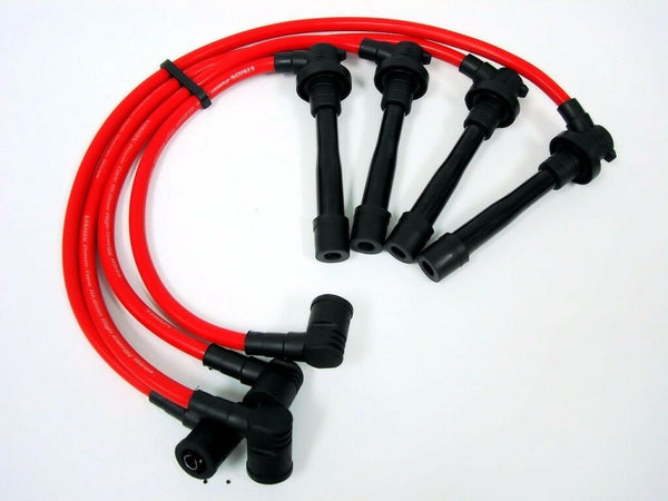 1997-2008 HYUNDAI TIBURON AND 1996-2008 HYUNDAI ELANTRA 10.2MM RACE SPARK PLUG WIRE SET WITHE THE 1.8L or 2.0L DOHC ENGINES RED or BLUE // PART # WIWHYN-TIB