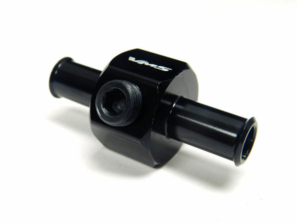 FUEL NITROUS PRESSURE GAUGE T UNIVERSAL ADAPTER 3/8" HOSE 1/8" NPT TEE // PART # FPGA0100
