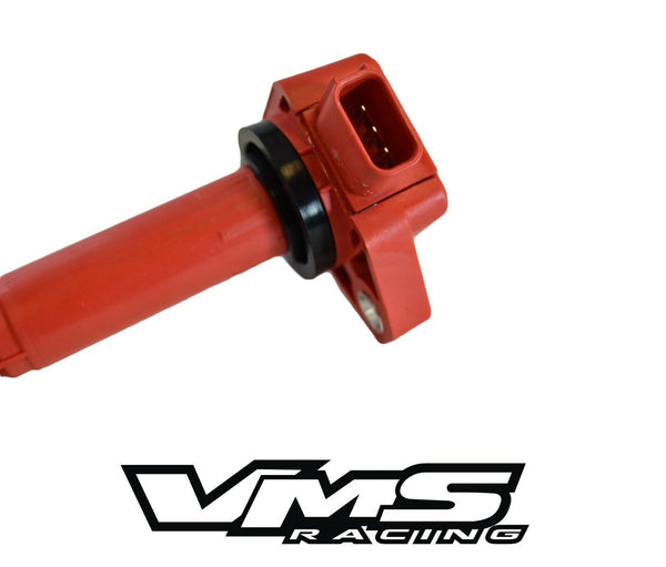 PRO SERIES RACING HIGH OUTPUT RED IGNITION COIL FITS 2001-2005 HONDA CIVIC WITH 1.7L ENGINE // PART # ICUF400