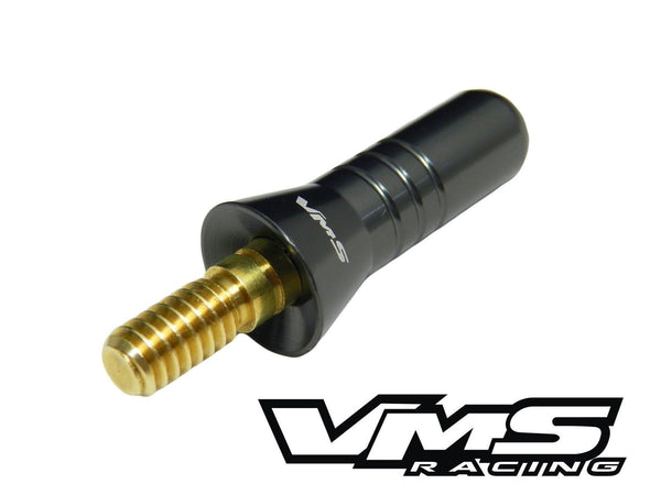 BILLET ALUMINUM SHORT ANTENNA KIT 1.4" INCHES LONG COLORS: BLACK or GUNMETAL // PART # SA037