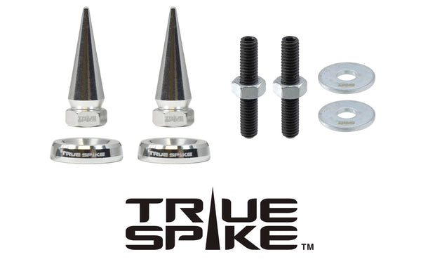 SPIKE or BULLET LICENSE PLATE FRAME WASHER BOLTS SCREWS CAPS FASTENERS COMPLETE KIT ANODIZED/CHROME/NEO CHROME // LPH002 & LPH005(BULLET) or LPH006(SPIKE)