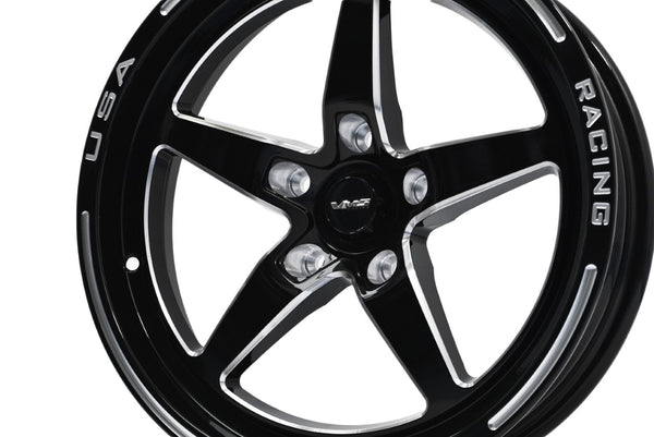 DRAG RACE V-STAR 5 LUG WHEEL 17x4.5 5X120 (5x4.75) -25.4 OFFSET (1.75" BACKSPACING)  // PART # VWST025