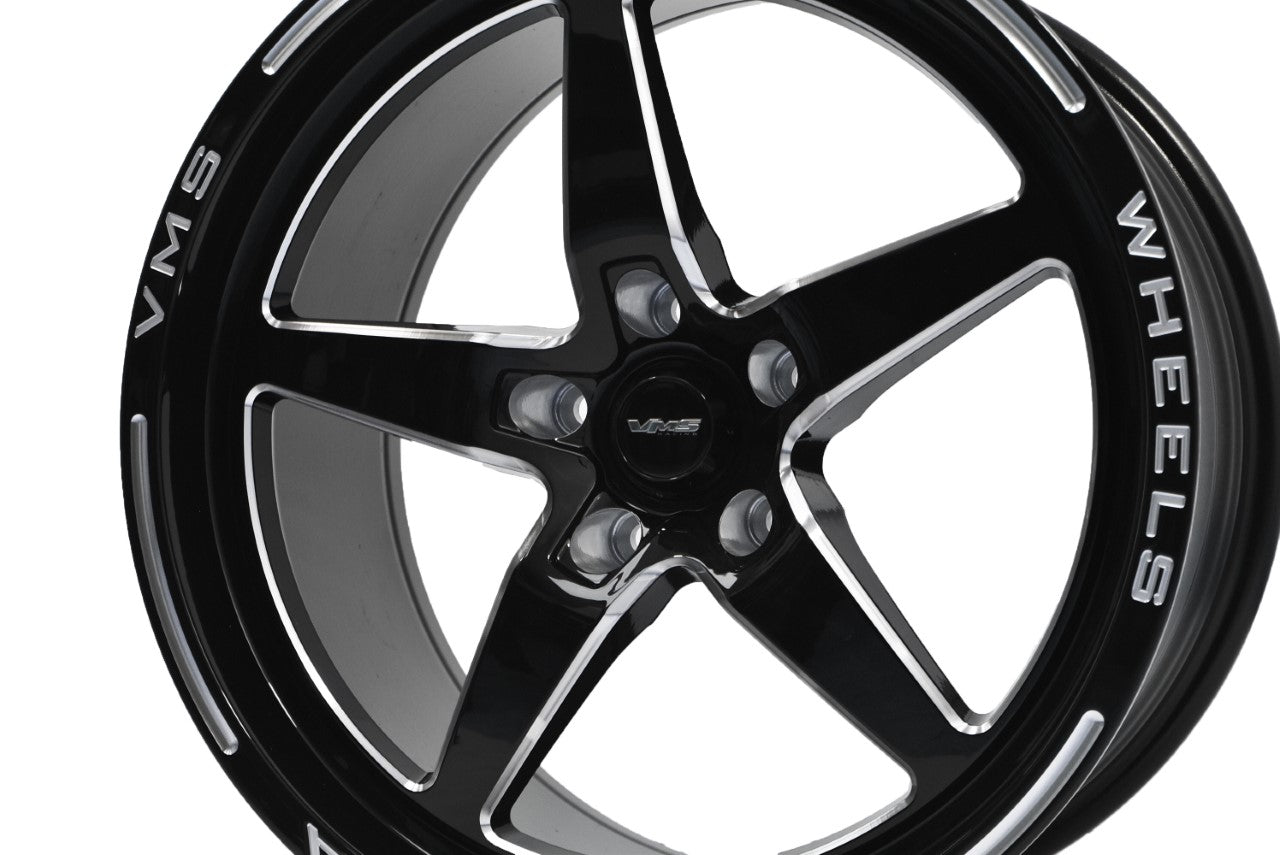 STREET DRAG RACE V-STAR WHEEL 18x10.5 52 OFFSET (7.75